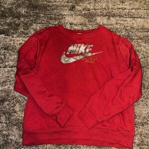 Nike salmon-colored crew neck